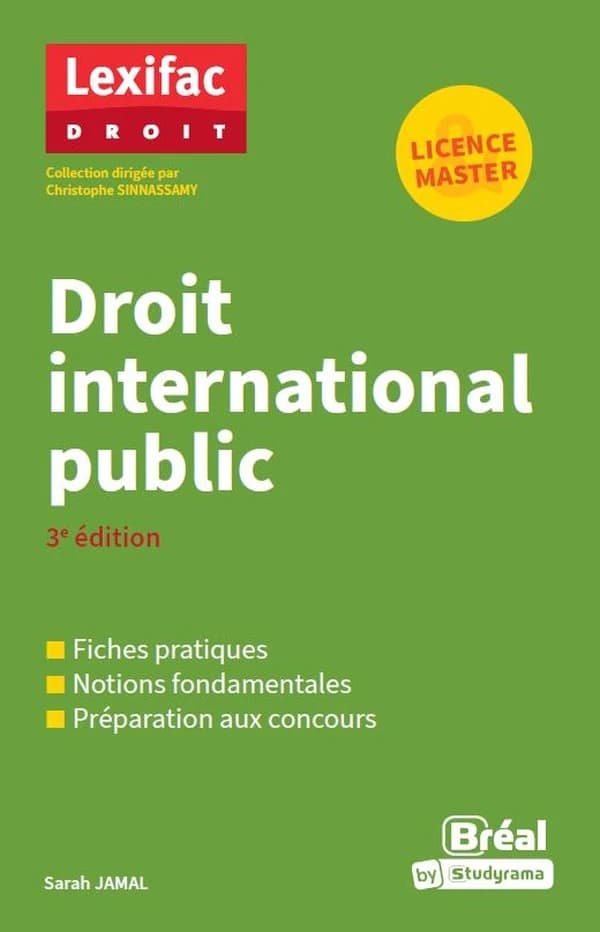 Droit international public (3e éd.) Sarah Jamal,...