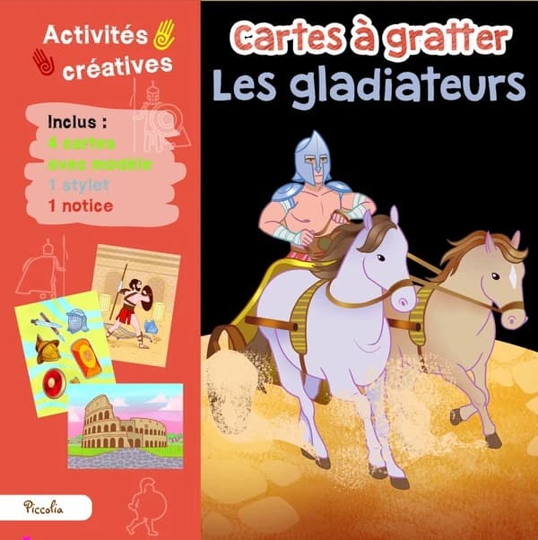 Cartes à gratter : les gladiateurs
