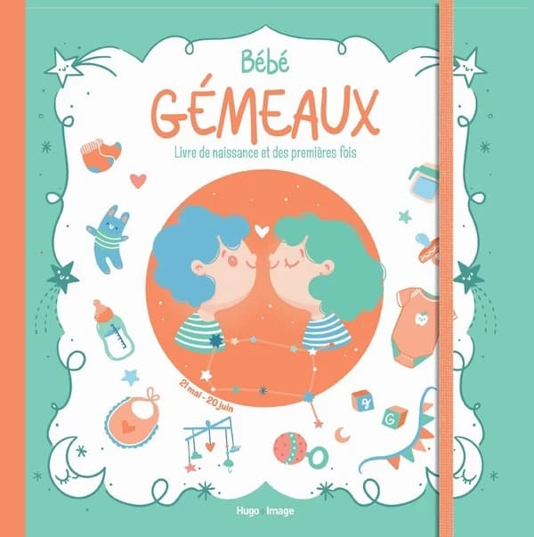 Bébé Gémeaux : Livre de naissance et des premières fois