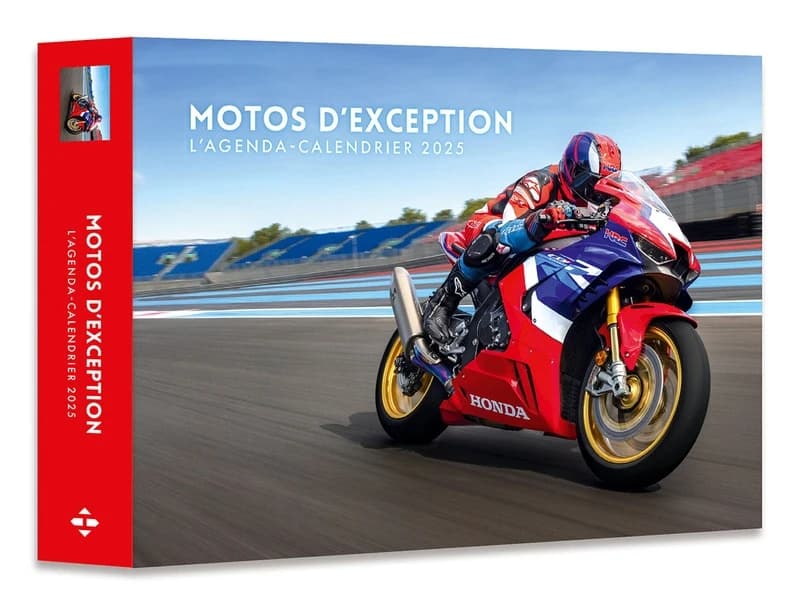 Agenda-calendrier : Motos d'exception (édition 2025)