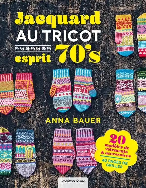 Jacquard au tricot esprit 70's : une love story : tricotez comme vous voulez