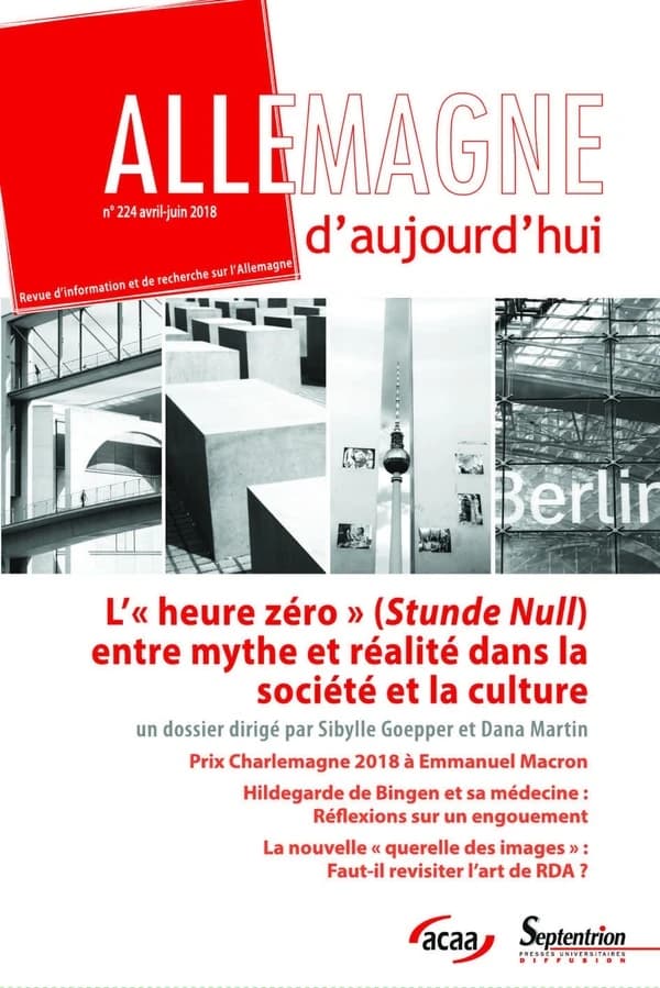 Allemagne d'aujourd'hui, n°224