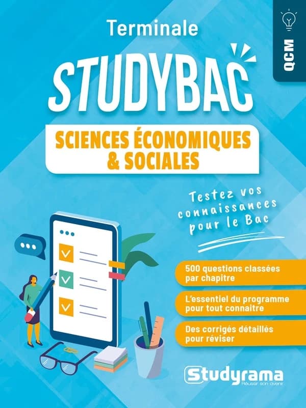 Studybac : Sciences économiques et sociales : Testez votre connaissance du programme