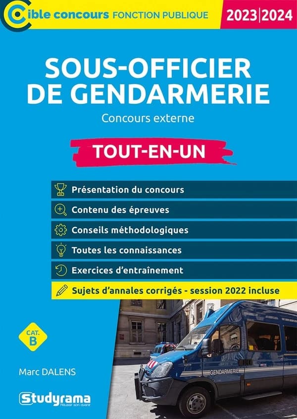 Sous-officier de gendarmerie : concours externe (Nouvelle éd., revue et augmentée) Marc Dalens ; ouvrage dirigé par Laurence Brunel