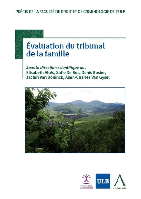 Évaluation du tribunal de la famille : présentation du rapport rendu au ministre de la Justice par l'équipe ULB-VUB