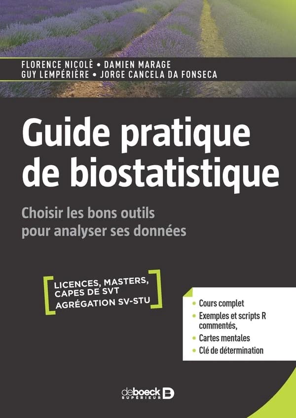 Guide pratique de biostatistique : choisir les bons outils pour analyser ses données