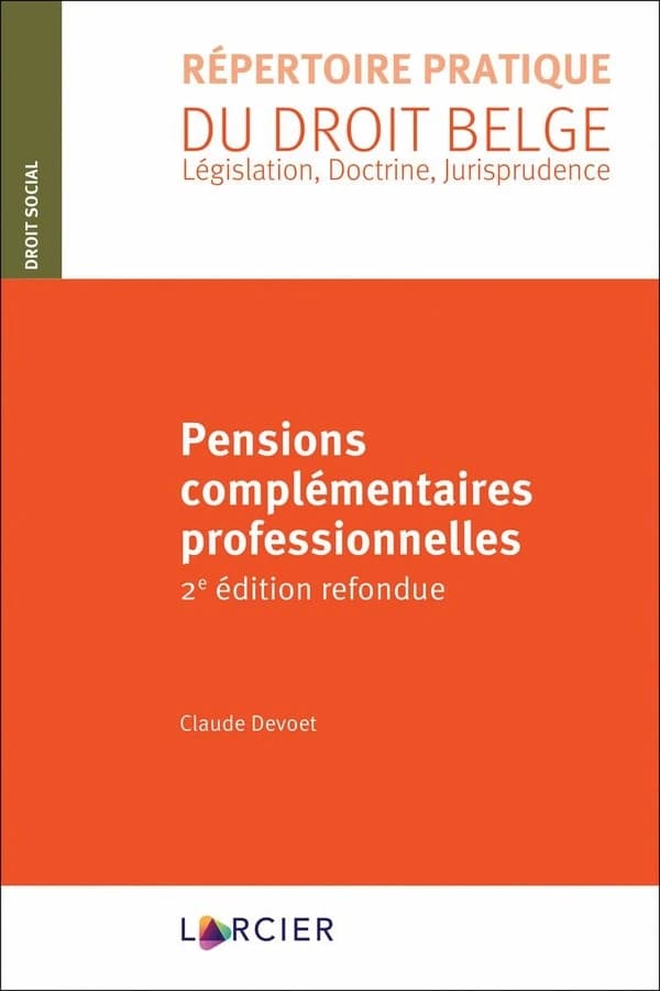 Pensions complémentaires professionnelles (2e éd. 2020) Claude Devoet