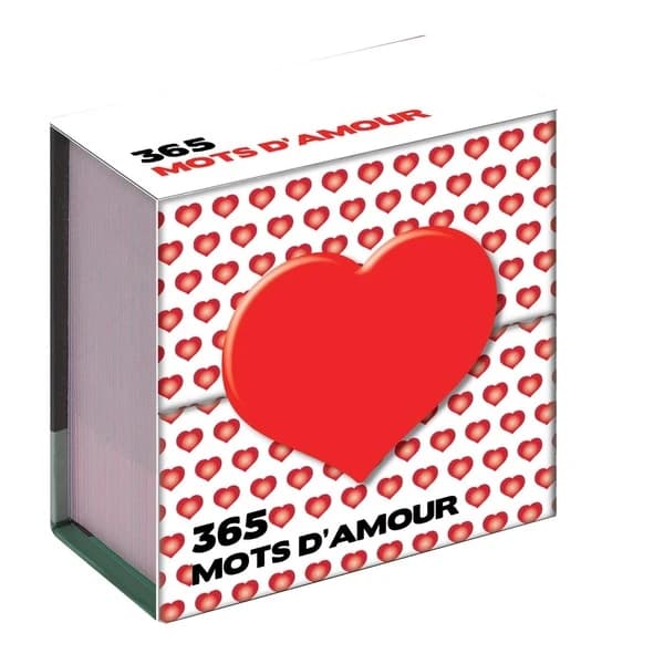 365 mots d'amour ; mini calendrier