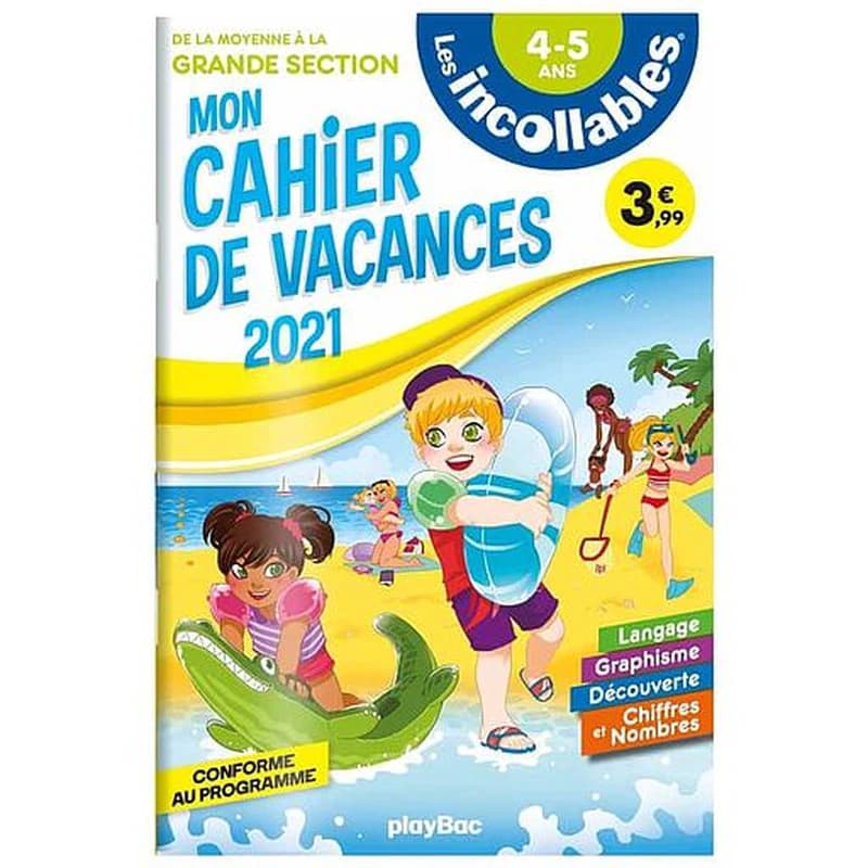 Mon cahier de vacances de la moyenne section à la grande section