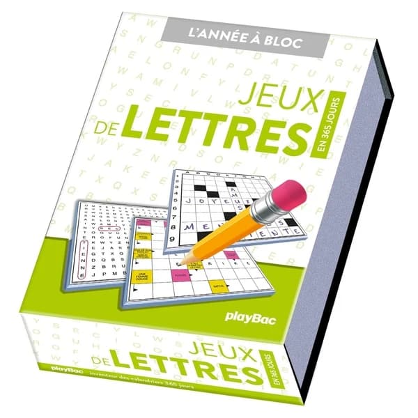 L'année à bloc : jeux de lettres en 365 jours