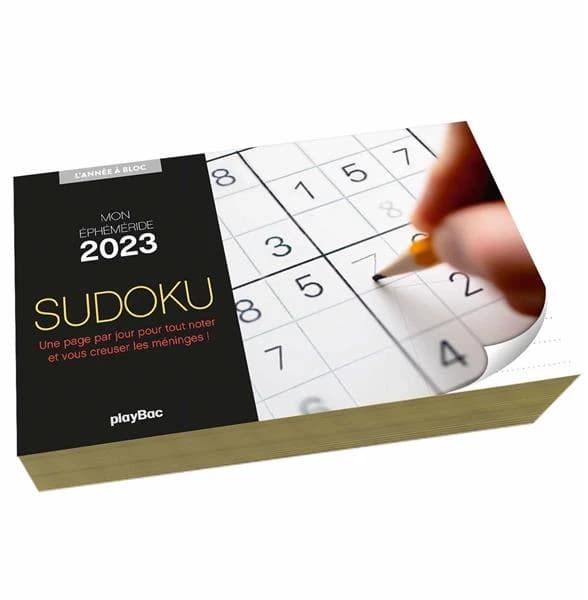 L'année à bloc : mon éphéméride : sudoku (édition 2023)