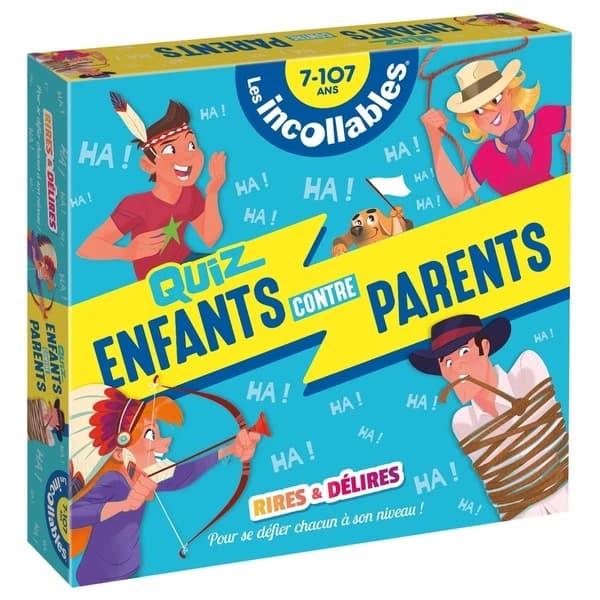 Les incollables : Quiz Enfants contre Parents : Rires et Délires