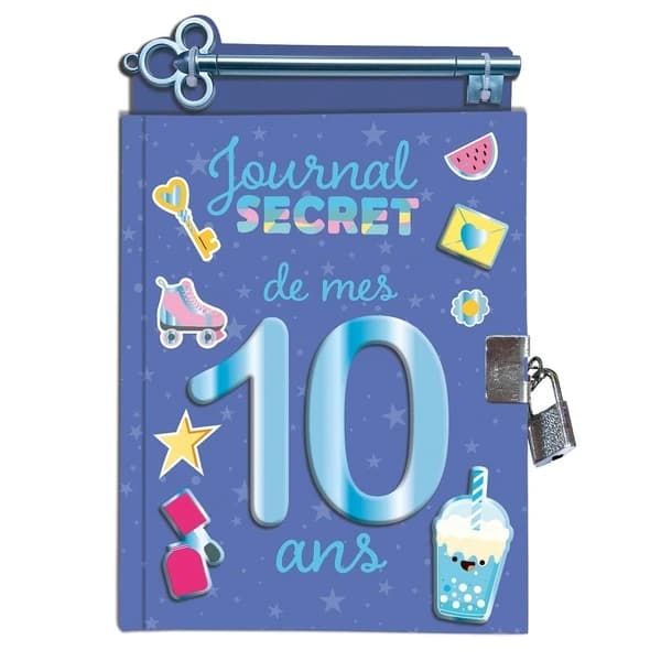 Journal secret de mes 10 ans : Avec un stylo-clé