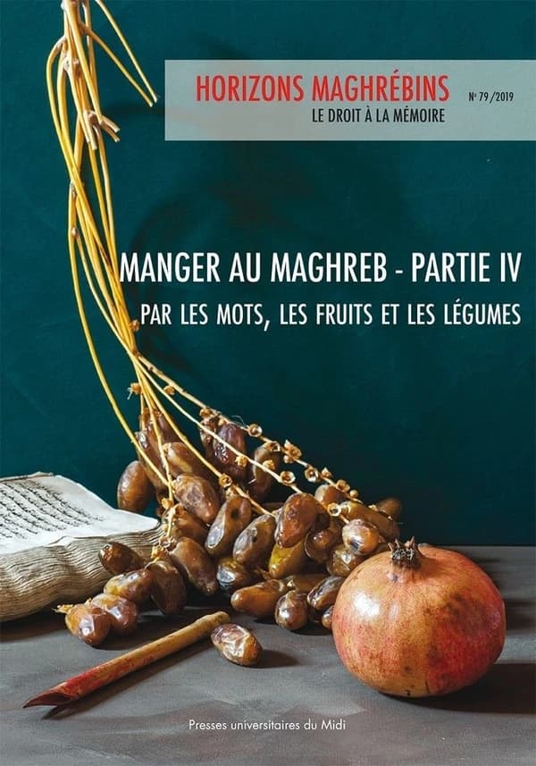 Manger au Maghreb. Partie 4, Par les mots, les légumes et les fruits : exposition et organisation des rencontres sur manger au Maghreb-cahier-couleur (oeuvres de l'artiste Thierry Genay) préparé par Mohammed Habib Samrakandi,...