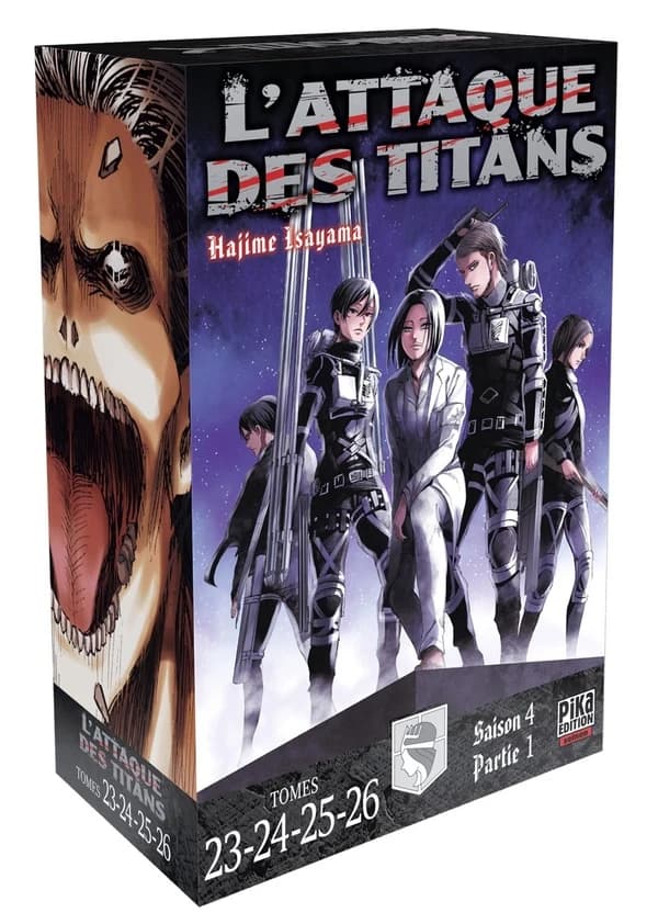 L'attaque des Titans. 23-24-25-26 (Saison 4 - Partie 1)