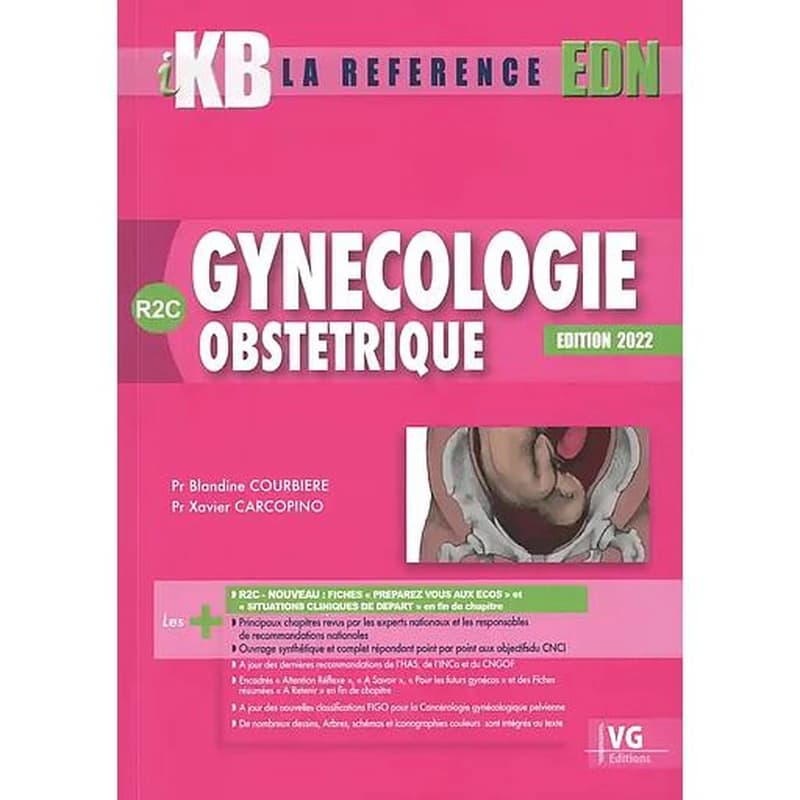 Gynécologie, obstétrique : EDN (Éd. 2022) Dr Blandine Courbière,... Pr Xavier Carcopino,...