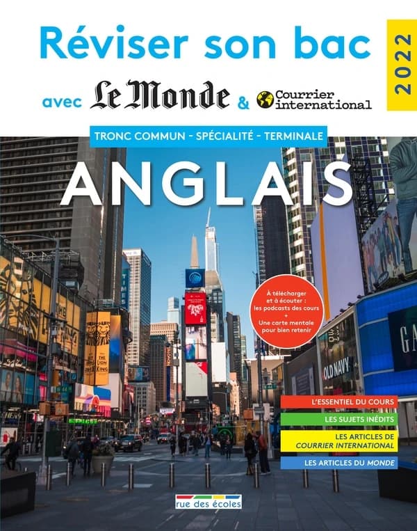 Réviser son bac avec Le Monde ; tronc commun et spécialité anglais (édition 2022)