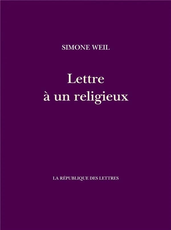 Lettre à un religieux