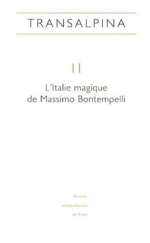 REVUE TRANSALPINA : transalpina Tome 2 ; l'Italie magique de Massimo Bontempelli