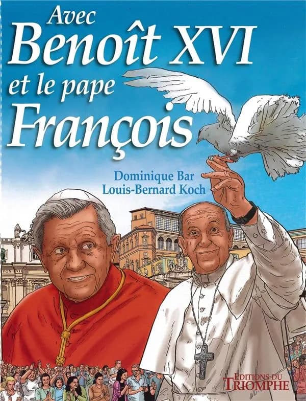Avec Benoît XVI et le pape François