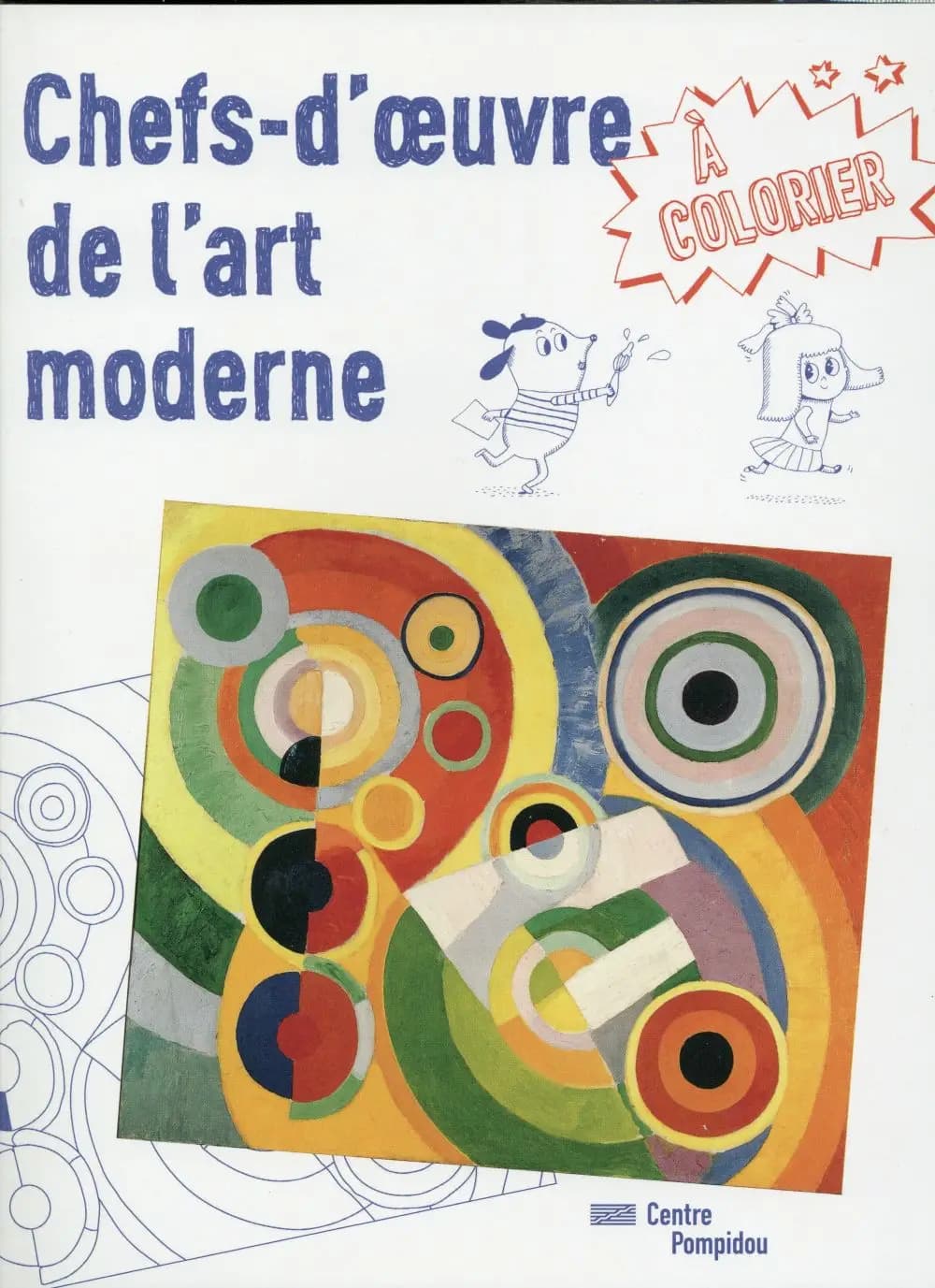 Chefs d'oeuvre de l'art moderne à colorier