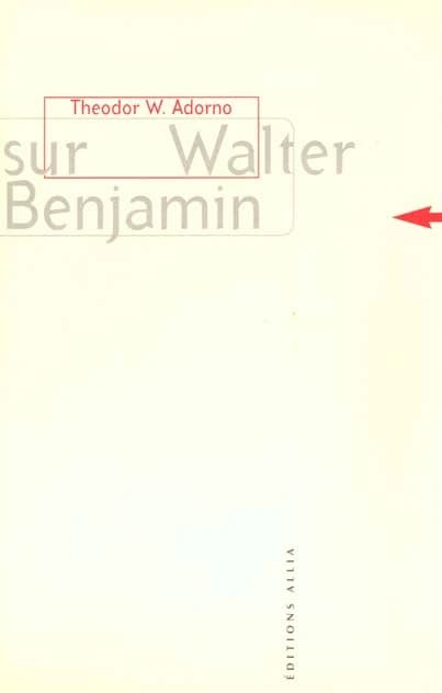 Sur Walter Benjamin
