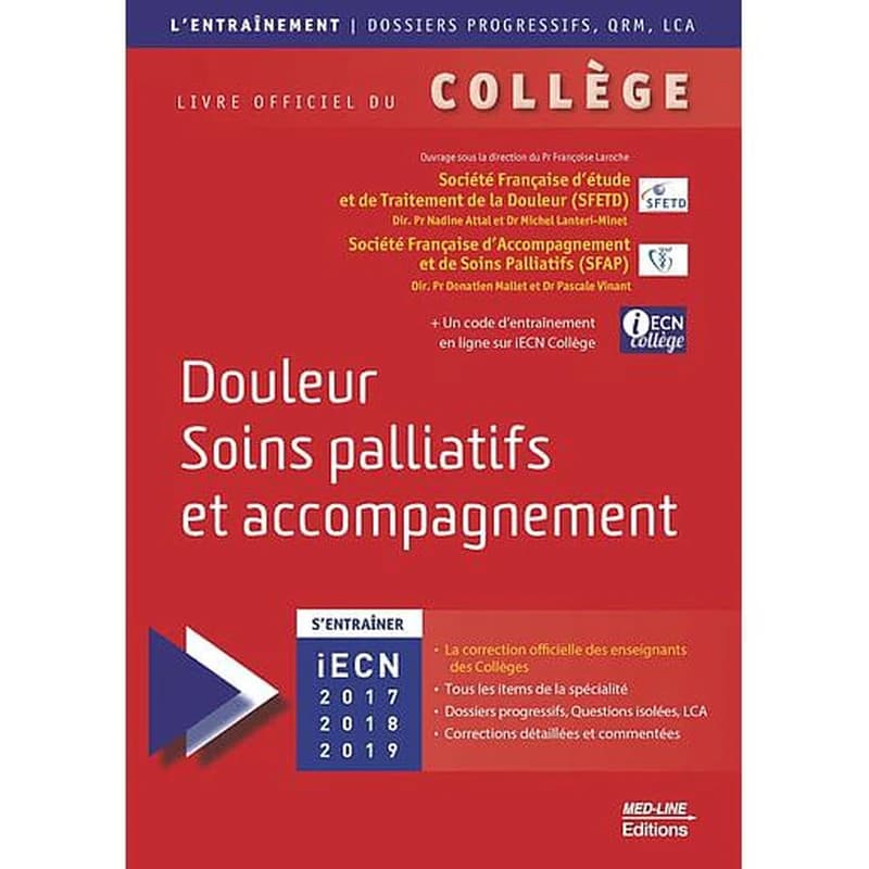 Douleur, soins palliatifs et accompagnement - Livre officiel du collège