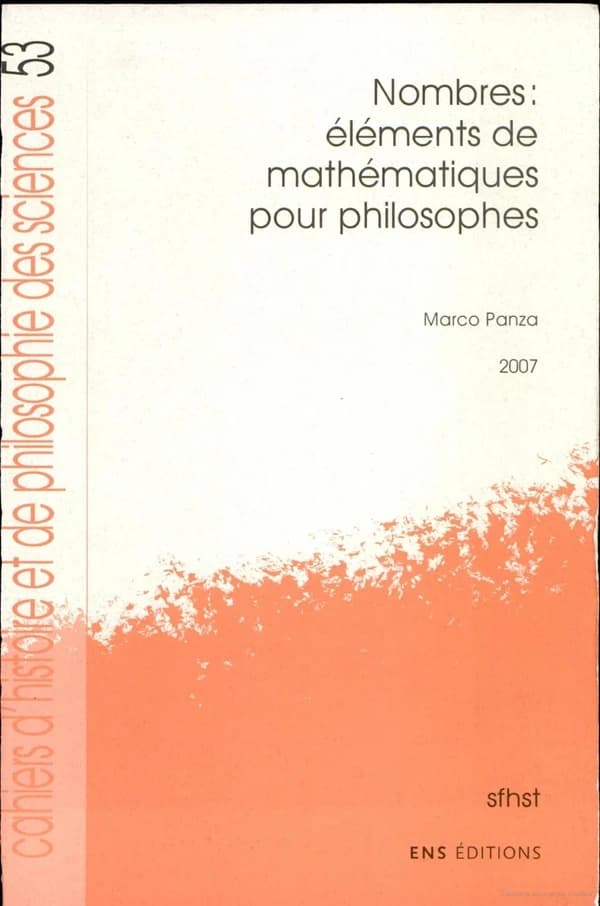 Nombres, éléments de mathématiques pour philosophes