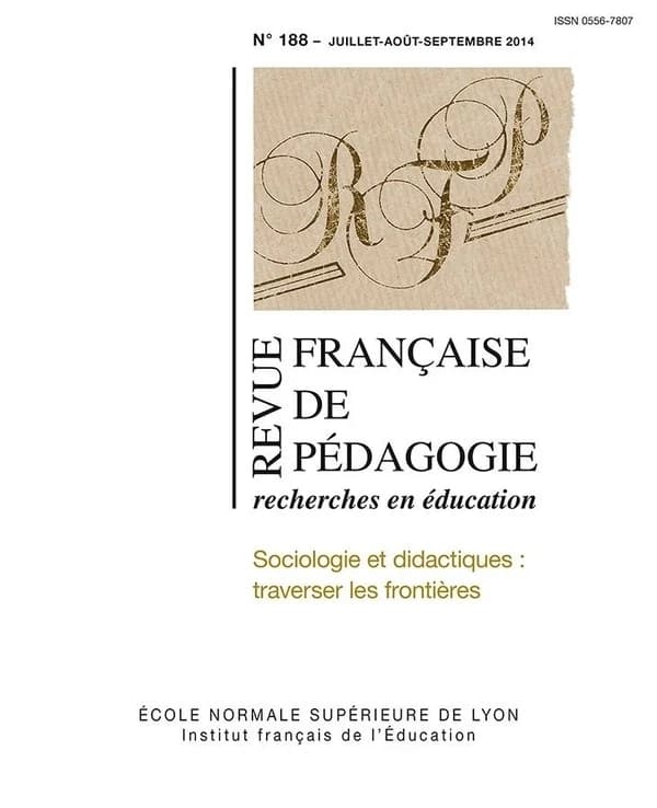 Revue française de pédagogie, n° 188