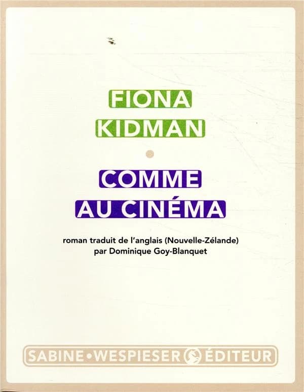 Comme au cinéma : roman