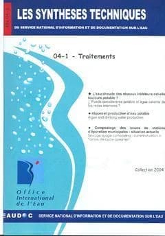 Algues et production d'eau potable ; Compostage des boues de stations d'épuration municipales : situation actuelle ; L'eau chaude des réseaux intérieurs est-elle toujours potable ?