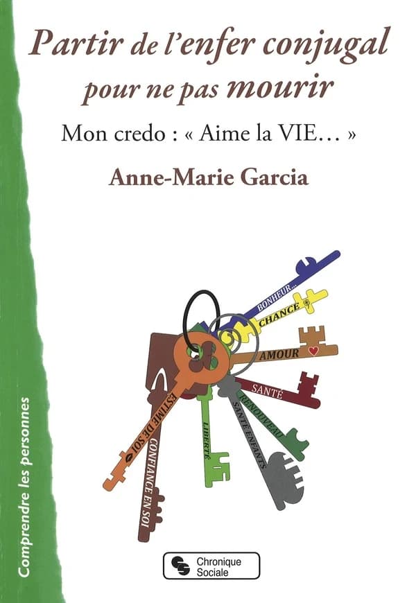 Partir de l'enfer conjugal pour ne pas mourir : mon credo, "aime la vie"