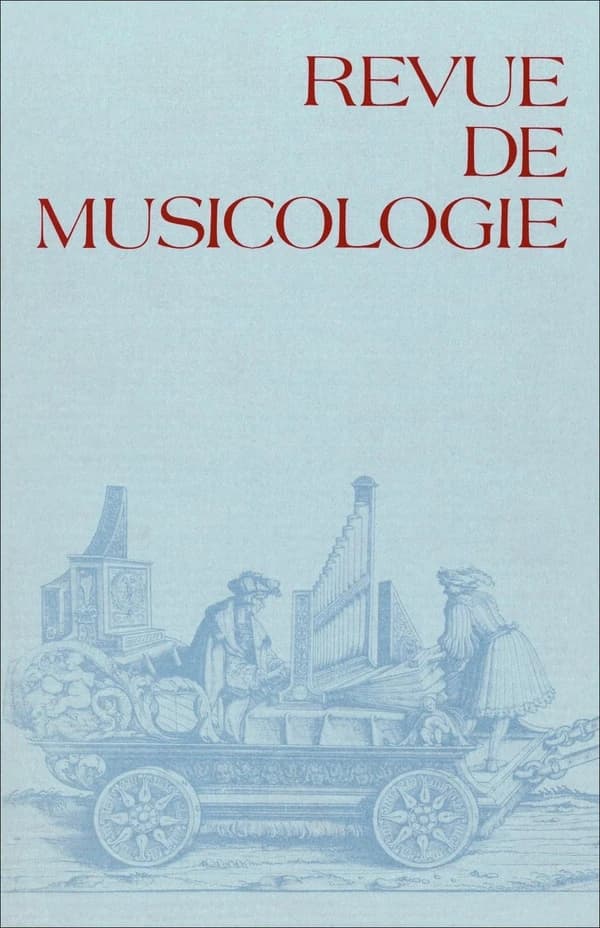 REVUE DE MUSICOLOGIE n.79