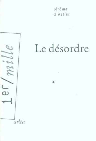 Le désordre