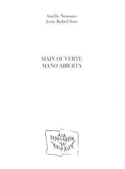 Main ouverte. mano abierta