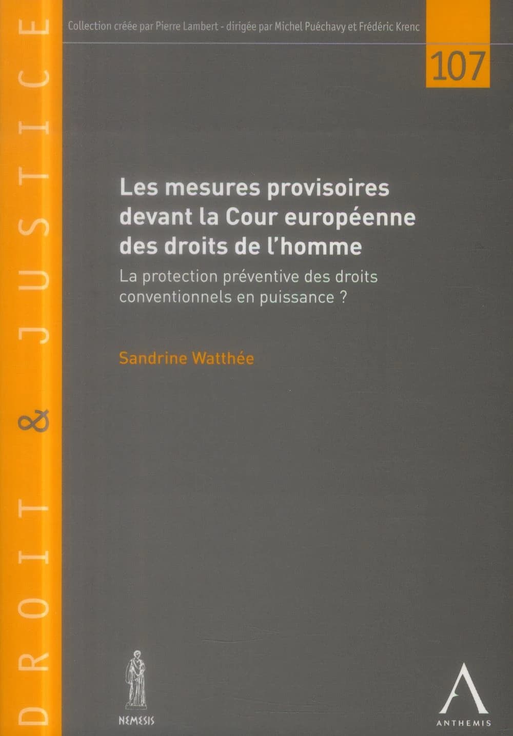 Les mesures provisoires devant la Cour européenne des droits de l'homme