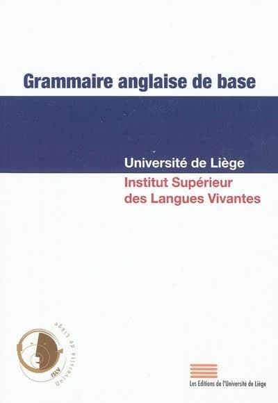 Grammaire anglaise de base