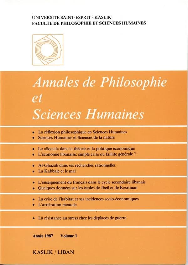 Annales de philosophie et sciences humaines (tome 1, tome2 et tome3)