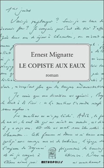 Le copiste aux eaux