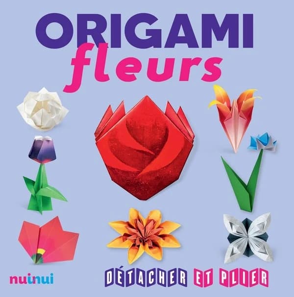 Détacher et plier : origami fleurs