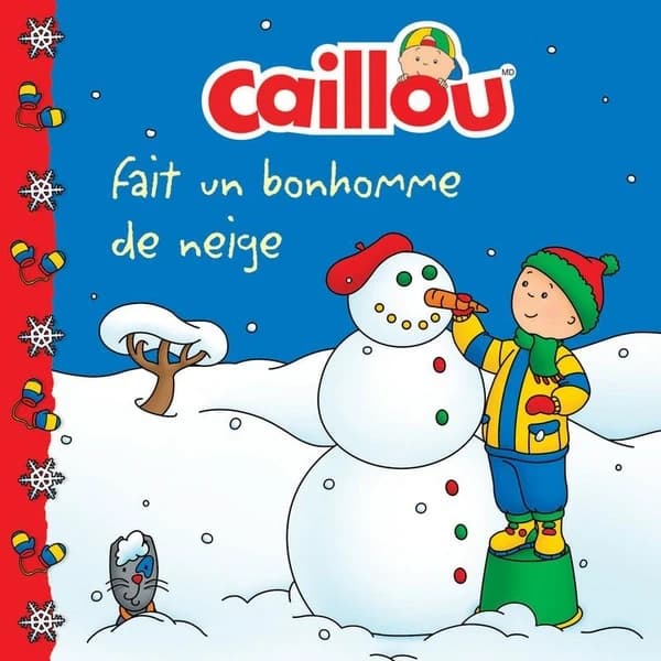 Caillou fait un bonhomme de neige