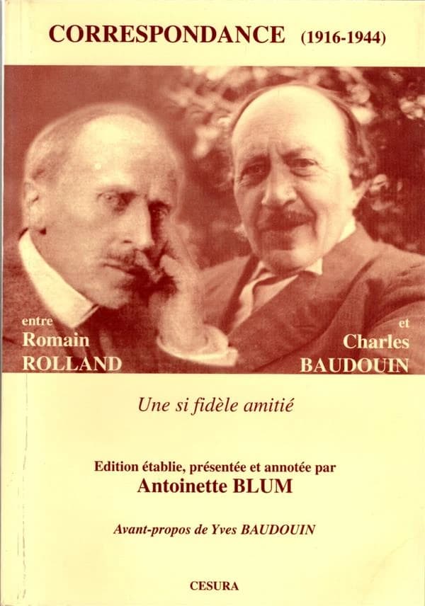 Correspondance entre Romain Rolland et Charles Baudouin : une si fidèle amitié