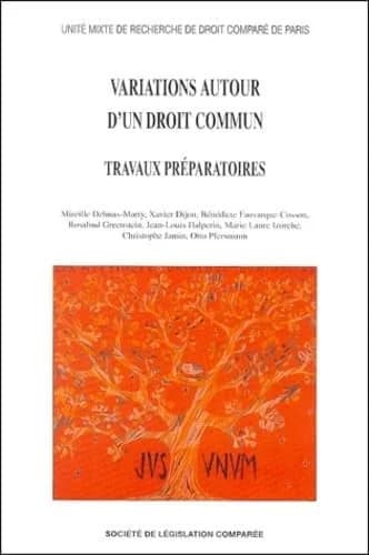 Variations autour d'un droit commun : travaux préparatoires