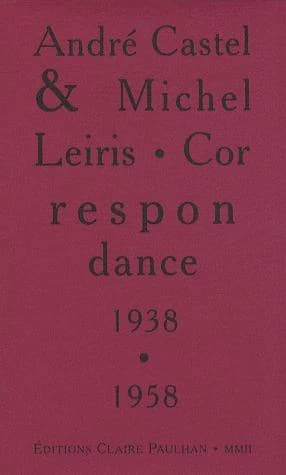 Correspondance 1938-1958
