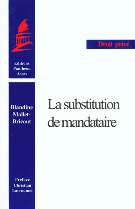 La substitution de mandataire