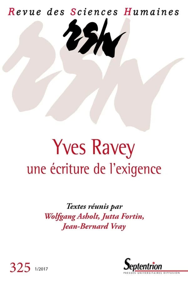 Yves Ravey, une écriture de l'exigence