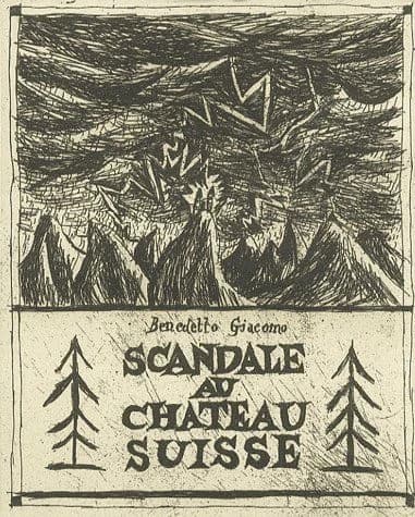 Scandale au château suisse : sorte de satire sociale assortie de sa suite d'estampes ciselées en taille-douce : sorte de satire sociale assortie de sa suite d'estampes ciselées en taille-douce