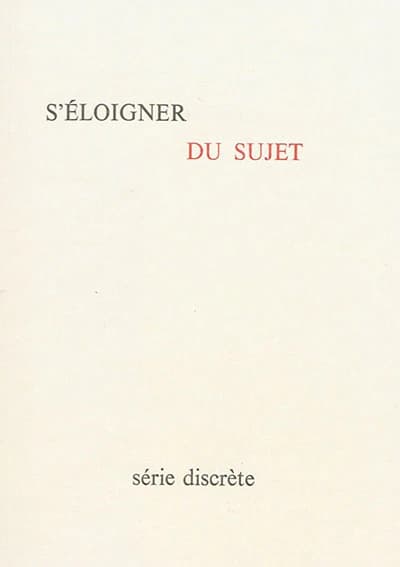 S'éloigner du sujet