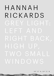 Grey light ; left and right back, high up, two small windows