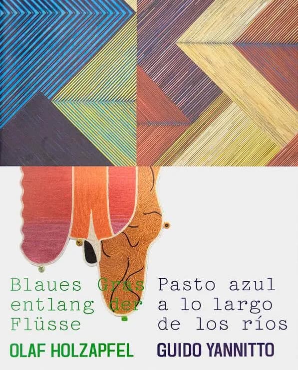 Olaf holzapfel et guido yannitto. blaues gras entlang flusse
